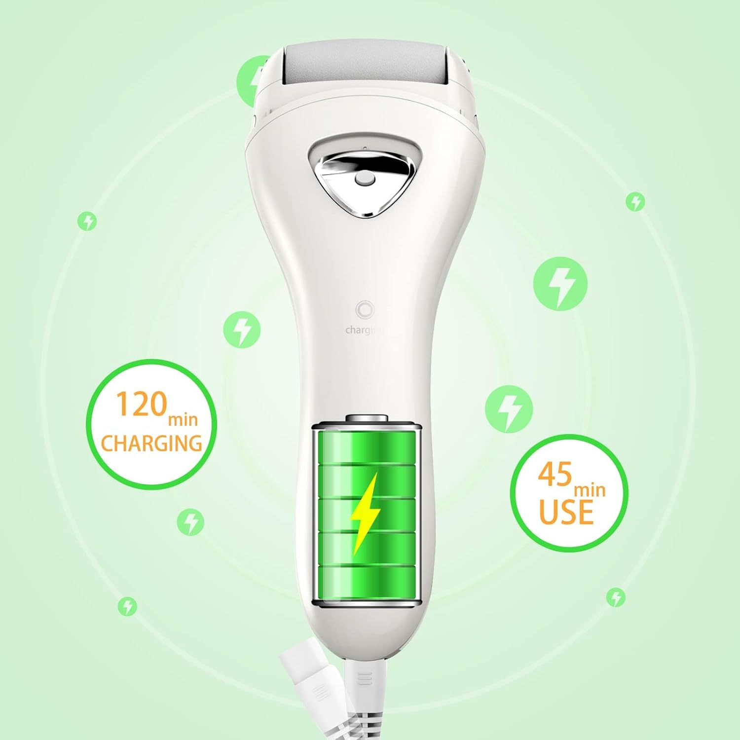 Electric Callus Remover - Rechargeable Foot File Pedicure tool