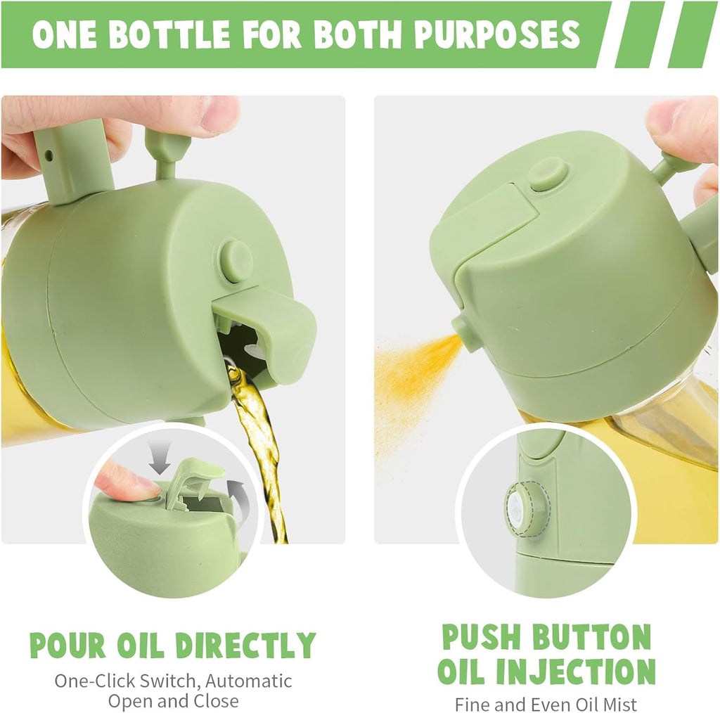 Oil Dispenser & Sprayer Bottle for Kitchen | 500 ml