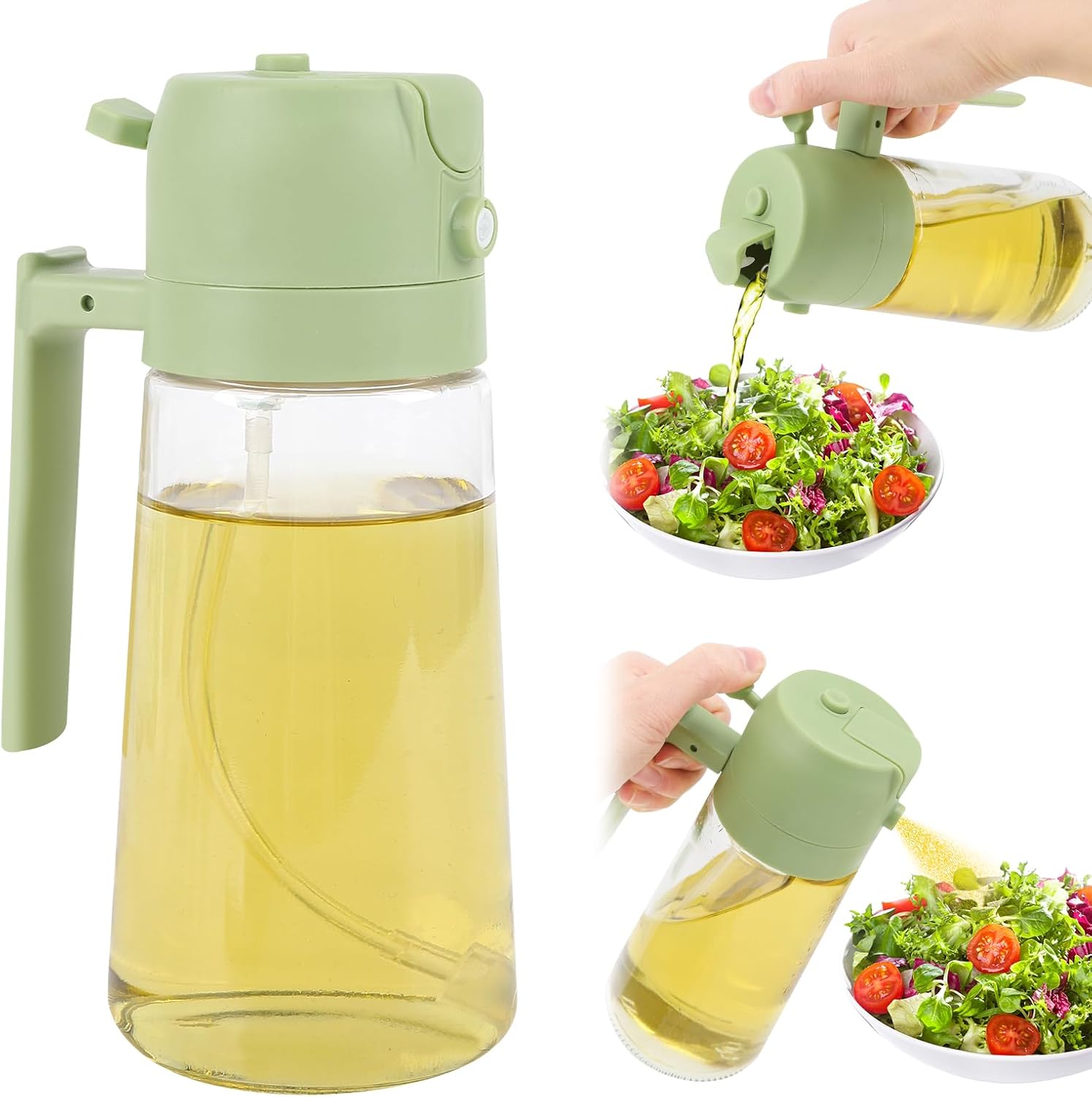 Oil Dispenser & Sprayer Bottle for Kitchen | 500 ml