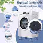 Adjustable Anti-Vibration & Anti Slip Pads for Washing Machine, 4-Pcs