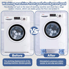 Adjustable Anti-Vibration & Anti Slip Pads for Washing Machine, 4-Pcs