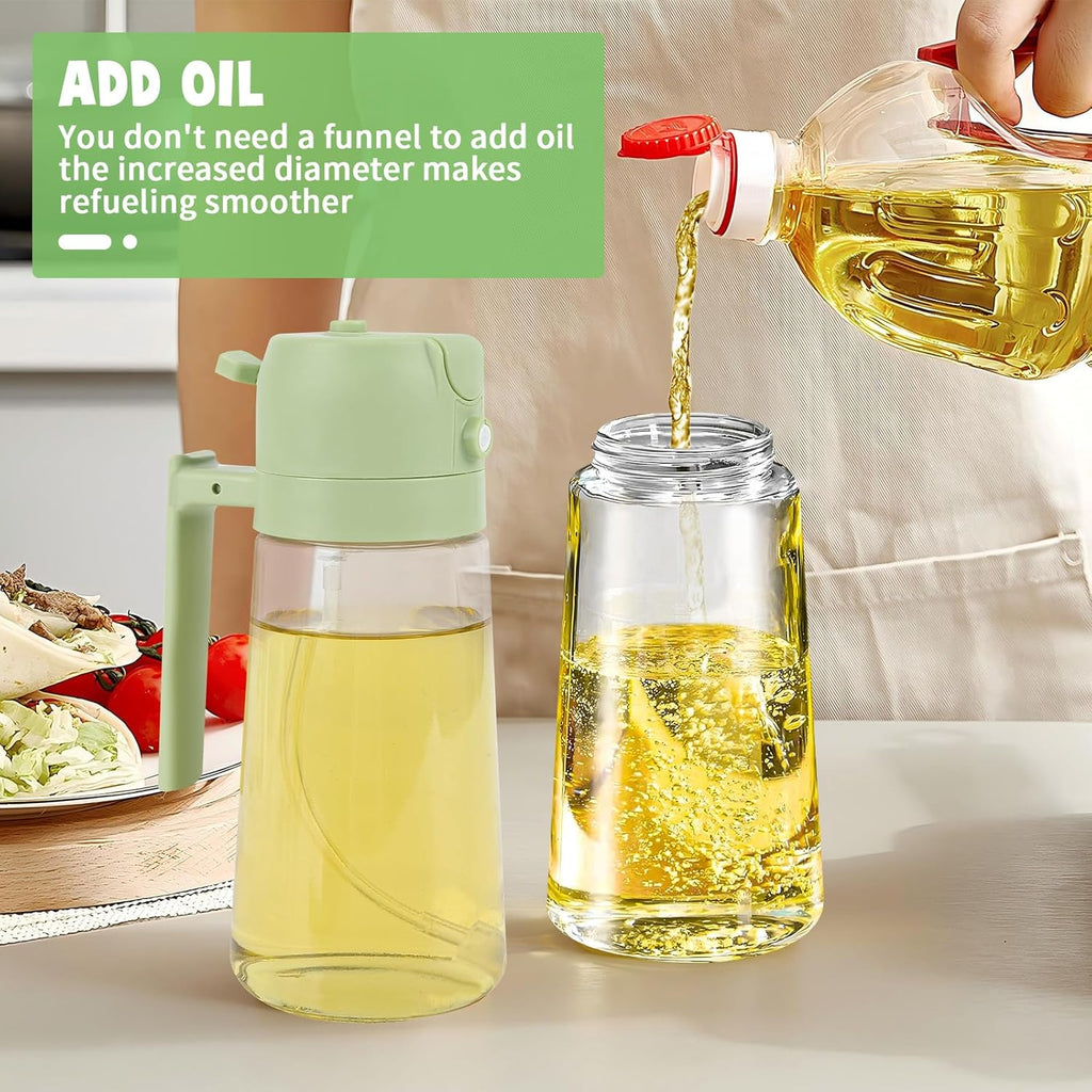 Oil Dispenser & Sprayer Bottle for Kitchen | 500 ml