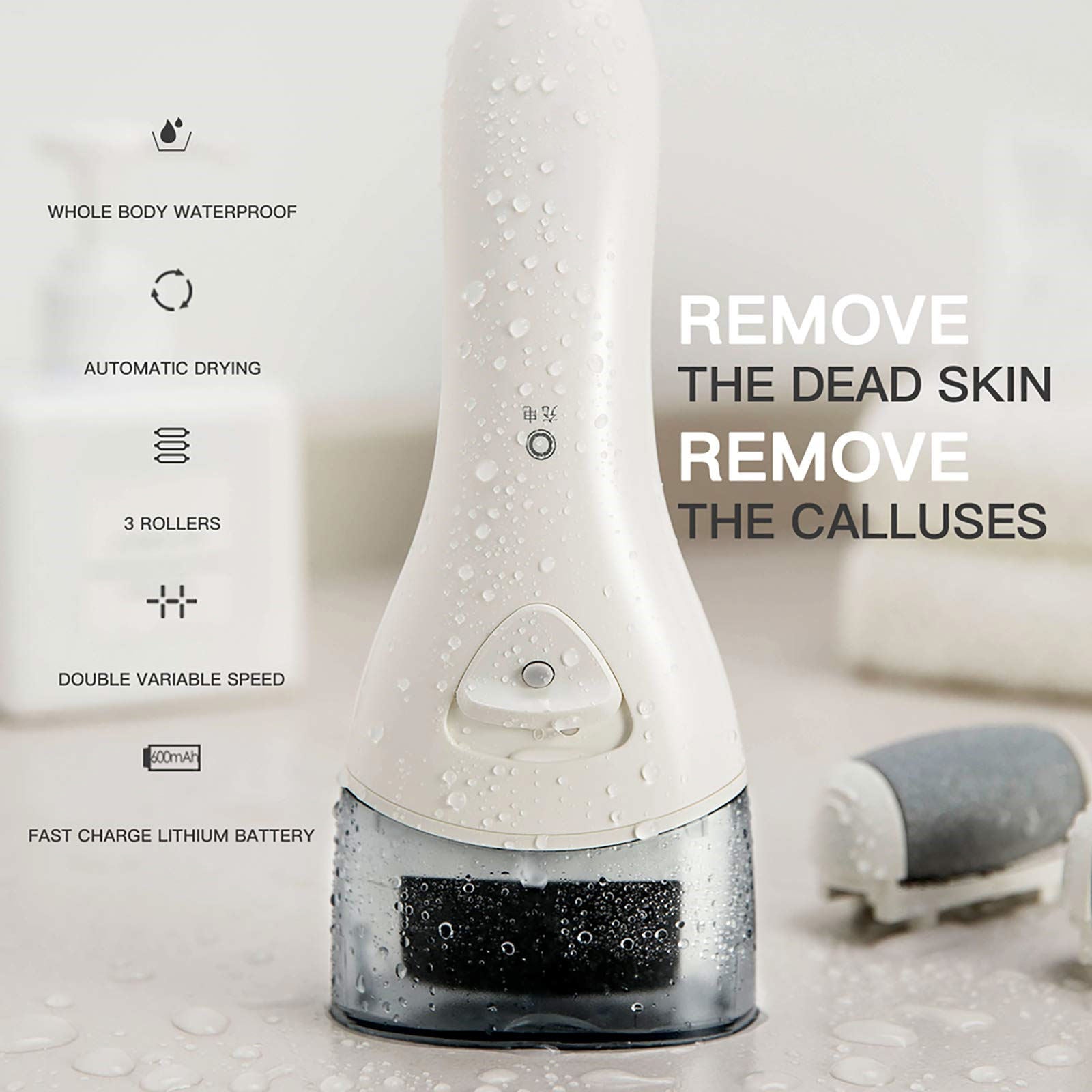 Electric Callus Remover - Rechargeable Foot File Pedicure tool