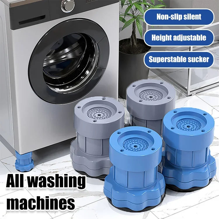 Adjustable Anti-Vibration & Anti Slip Pads for Washing Machine, 4-Pcs